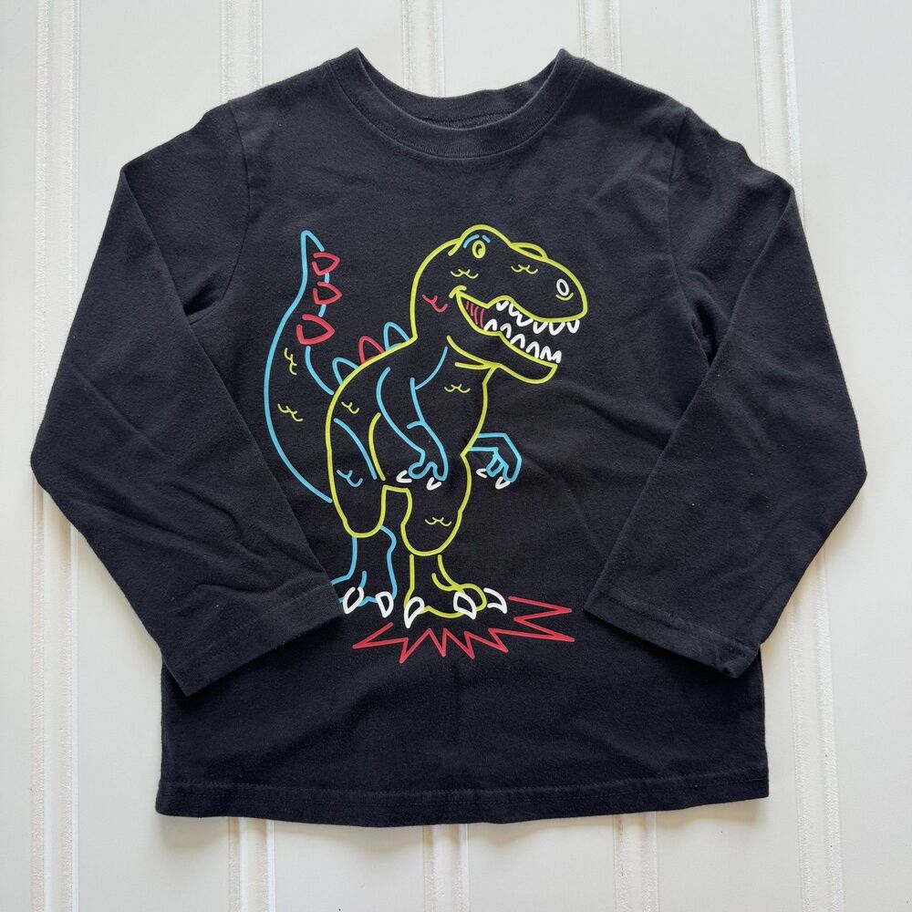 4/$10 - Garanimals Dinosaur Toddler Boys Long Sleeve Shirt | 4T